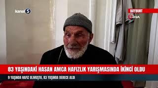 83 Yaşındaki Hasan Amca Hafızlık Yarışmasında İkinci Oldu