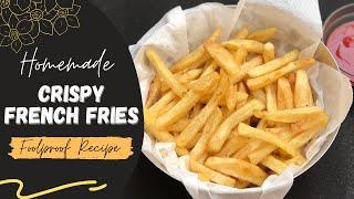 Homemade Crispy French Fries Recipe   How to make perfect French Fries at Home  Ushas Foodworld
