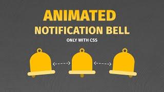 Animated Notification Bell Using HTML CSS  M.A Developer