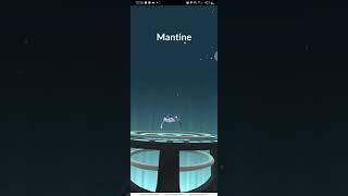 Mantyke to Mantine - Evolution of Pokemon Go