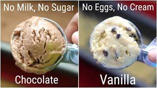 2 Healthy Ice Cream Recipes For Weight Loss - No Sugar - No Eggs - No MilkNo Cream  Skinny Recipes