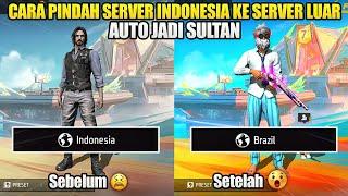 TERBONGKARCara Pindah Server Indonesia ke Server Luar Di FF Terbaru‼️TUTORIAL SUNTIK SERVER FF 2024