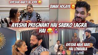 Ayesha Pregnant Hai Sabko Aaisa Laga Dress Se  Zeeshan Bimar Hogaya  Fokats  Abresh & Zeeshan