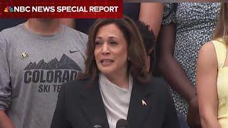 Special Report Harris praises Biden in first remarks since campaign exit