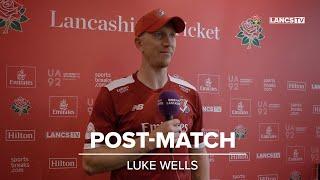 POST-MATCH  Luke Wells post-match interview after rain soaked home win