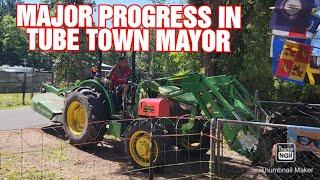 MAJOR PROGRESS IN TUBE TOWN MAYOR