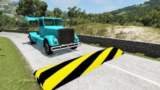 Cars vs Massive Speed Bumps #11 - BeamNG Drive