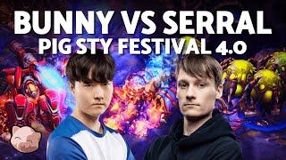 SERRAL vs BUNNY  $10000 PiGFest 4.0 Semi Finals Bo7 ZvT - StarCraft 2