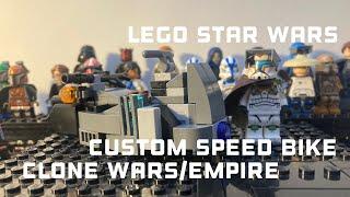 4K speed build- Lego Star Wars Speed Bike StopmotionLofiLego Star Wars stop motion