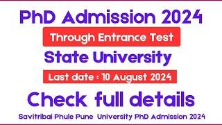 ▶️ Breaking News   PhD Admission  Notification 2024   #universitynews