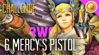 6 MERCY PISTOL ONLY Overwatch Challenge Gameplay Funny Moments