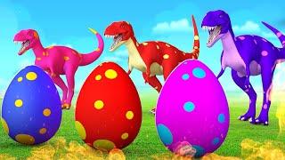 Magical Elephants Surprise Eggs Funny Dinosaurs Hilarious Egg-Breaking Adventure Comedy Cartoons