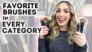 FAVORITE BRUSHES IN EVERY CATEGORY  Best Makeup Brushes  BK Beauty Rephr Sonia G Chikuhodo