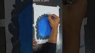 doms oil pastel drawing easy scenery #shorts #youtubeshorts #drawing #new #painting #ytshort #draw