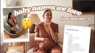 sharing the names on our BABY LIST...   Old Fashioned Unique Baby Names We Love & May Use