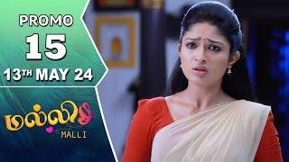 Malli Serial  Episode 15 Promo  13th May 24  Nikitha  Vijay  Saregama TV Shows Tamil