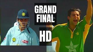 Wasim Akrams Best Bowling and High Intensity Final  HD  Pakistan vs India