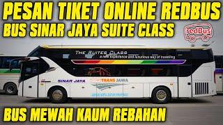 REDBUS.. CARA PESAN TIKET ONLINE BUS SINAR JAYA SUITE CLASS