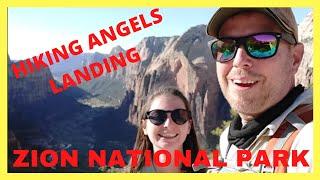 MOST DANGEROUS HIKE IN US? DANGELING FROM THE CHAINS. ANGELS LANDING ZION NATIONAL PARK REAL VANLIFE