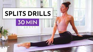 Front Splits Drills with PNF - Stretching Routine for Front Splits Flexibility