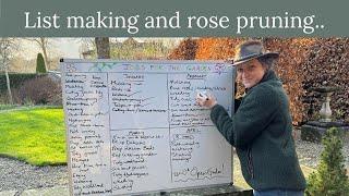 Rose pruning and our jobs for this year - The Laundry Garden