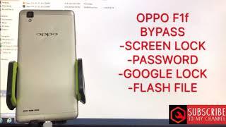 OPPO F1f frp bypass screen lockpasswordgoogle accountflash file