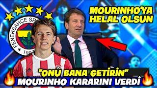 SON DAKİKA Onu Bana Getirin  l Mourinho Kararını Verdi  Sander Berge l FENERBAHÇE