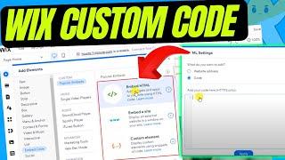 How to embed Custom Code wix  Add HTML Code to a Wix