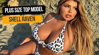 Shell Raven PLUS SIZE MODEL  LINGERIE SEXY PLUS SIZE BIKIN SEXY PLUS SIZE