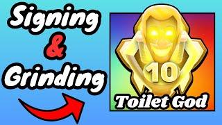 LiveSigning & Grinding in Toilet Tower Defense