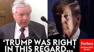 BREAKING NEWS Lindsey Graham Reacts To Trumps Attacks Against Him Over Abortion
