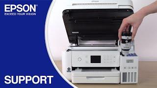 Epson EcoTank ET-3850  Filling the Ink Tanks