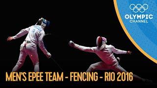 Fencing Mens Epee Team  Rio 2016 Replays