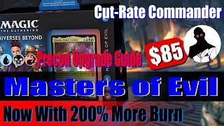 Cut-Rate Commander  Masters of Evil Precon Upgrade Guide