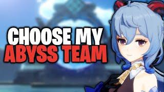 3.4 Abyss is HERE CHOOSE My Abyss TEAMS  Genshin Impact