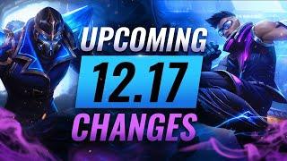 ALL CHANGES for Upcoming Patch 12.17 - League of Legends