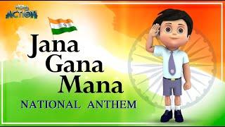 Jana Gana Mana Indian National Anthem with Vir the Robot Boy  WowKidz Action