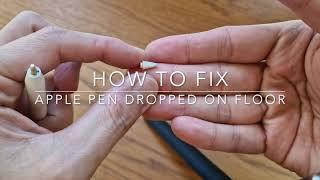 How to fix - Apple Pencil with broken tip after it was dropped on the floor.