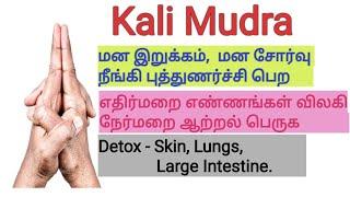 Kali Mudra Stress Relief மன அழுத்தம் நீங்கDetoxification Ksepana Mudraஎதிர்மறை எண்ணங்கள் நீங்க