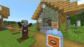 ЗОМБИ ДЕРЕВНЯ ПОДОЗРИТЕЛЬНОЕ РАГУ И ВПИСКА МАРОДЁРОВ В Minecraft BE 1.13.0.9 Бета