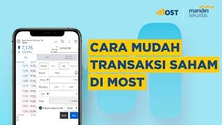 Cara Beli dan Jual Saham di MOST