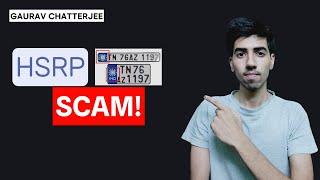 Exposing the HSRP Scam Are You a Victim?  High Security Registration Plate  Gaurav Chatterjee