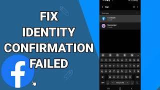 How To Fix And Solve Facebook Identity Confirmation Failed