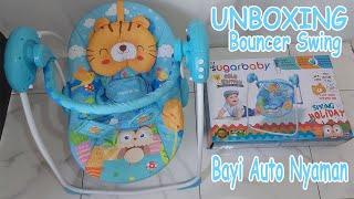 UNBOXING DAN CARA PASANG SWING BOUNCER GOLD EDITION SUGAR BABY