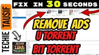 utorrent remove ads  bittorrent ads remove  utorrent advertisement disable