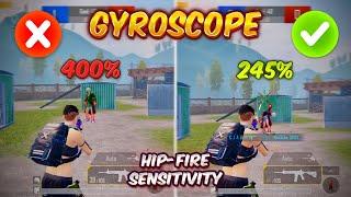 400% Vs 250% Gyroscope  How To Improve Hip-Fire And Headshot Sensitivity in BgmiPubg Mobile