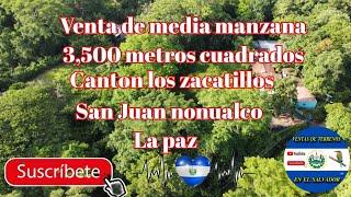 VENTA DE MEDIA MANZANA DE TERRENO EN CANTÓN LOS ZACATILLOS LA PAZ