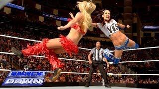 The Bella Twins vs. Natalya & Summer Rae SmackDown March 21 2014