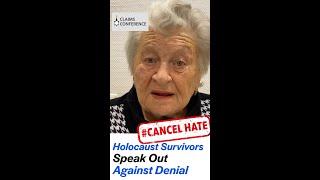 I dont want this suffering to be repeated - Holocaust survivor Assia Gorban #CancelHate
