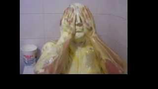 Marshmallow fluff and custard shampoo